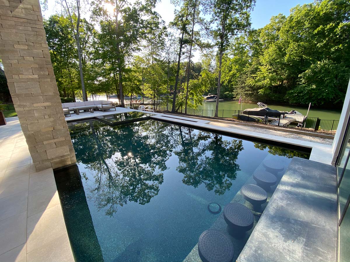 Geometric And Traditional 205 Charlotte Pools And Spas